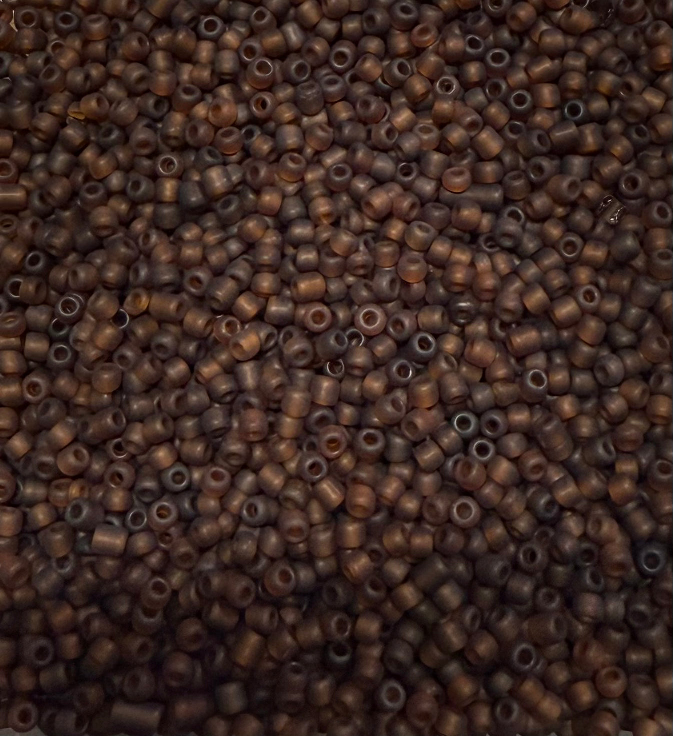 Dark brown Frosted(8/0)