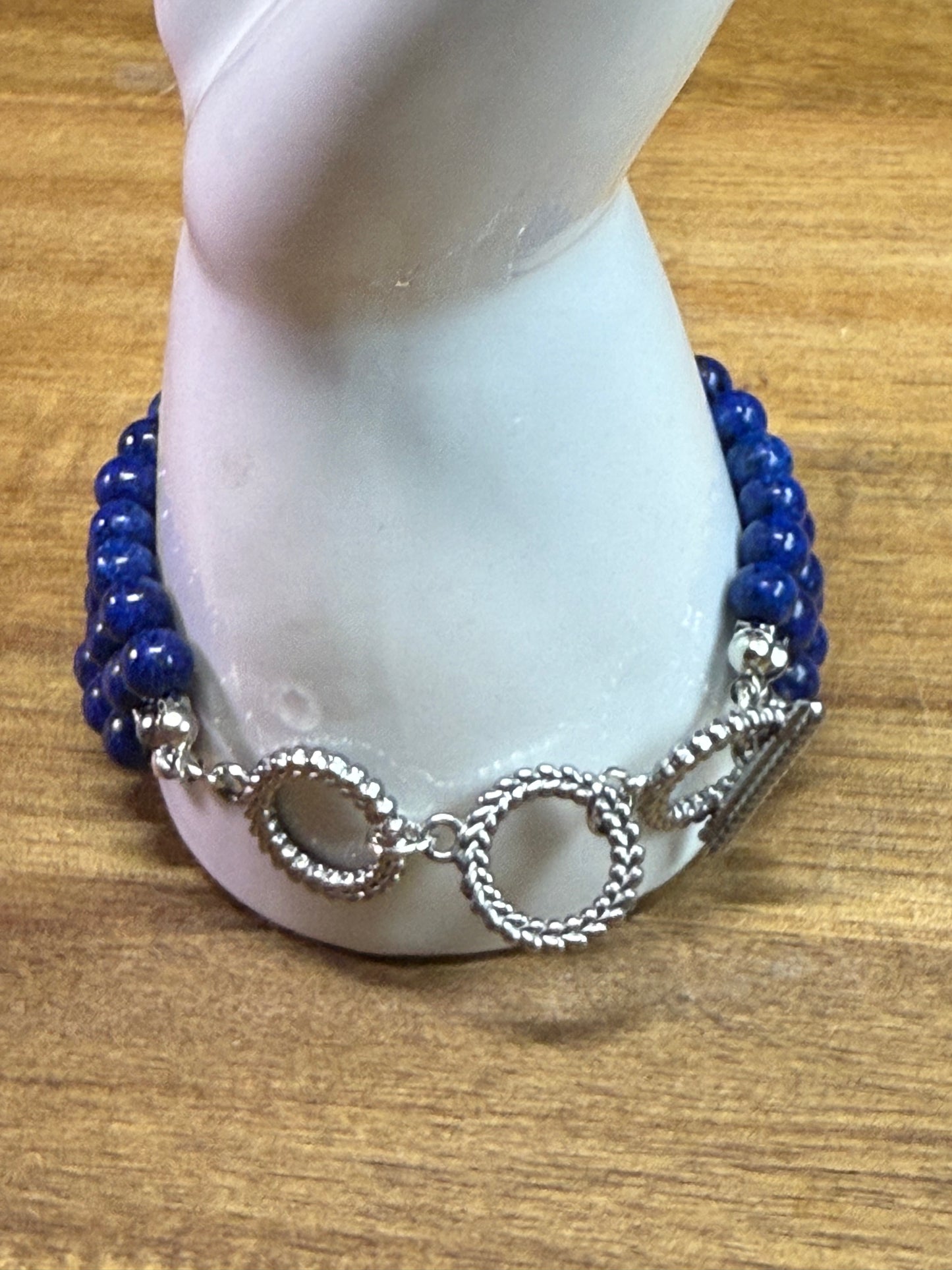 Lapis toggle clasp Bracelet