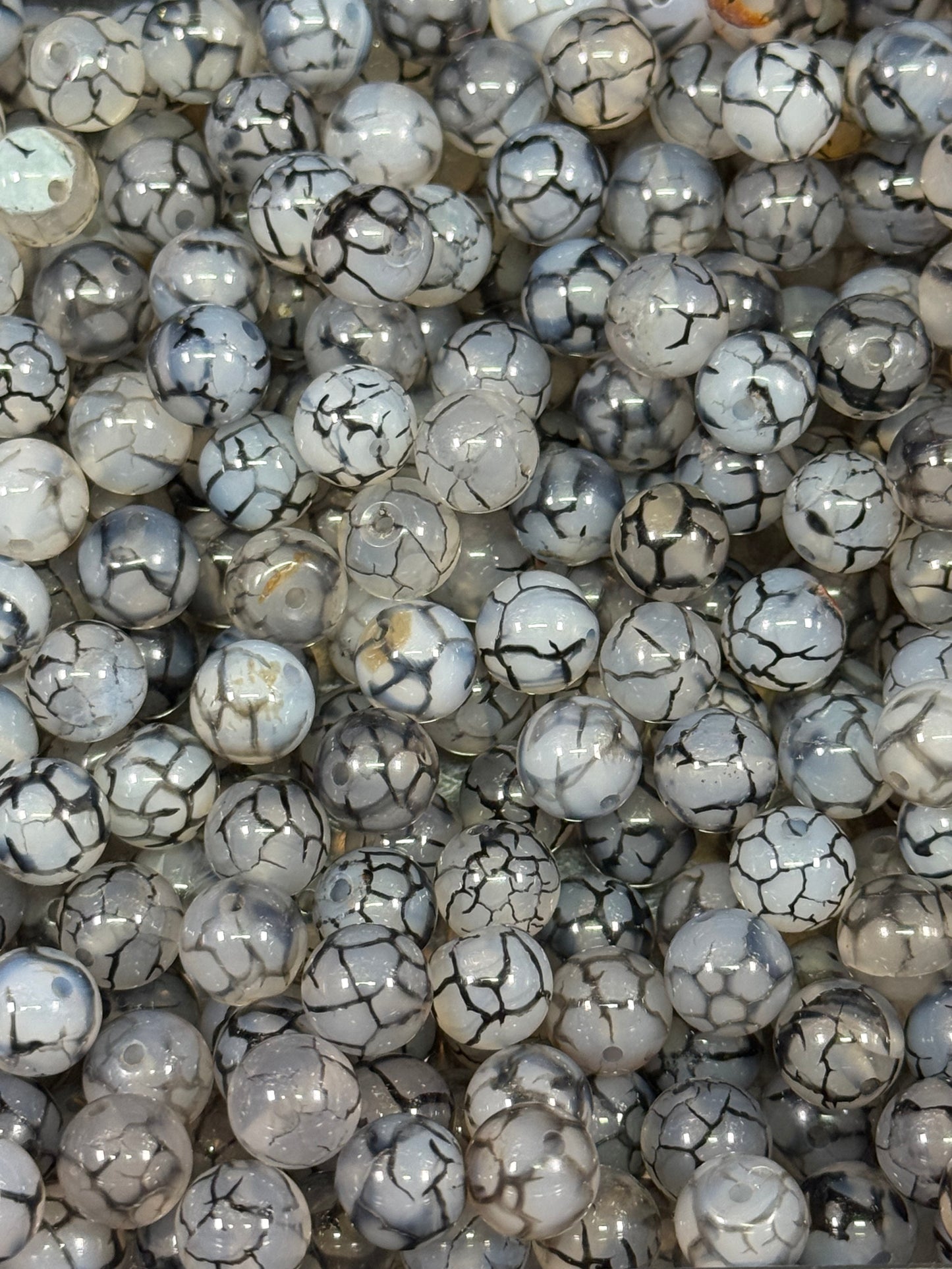 Dragon Vein Agate 8mm