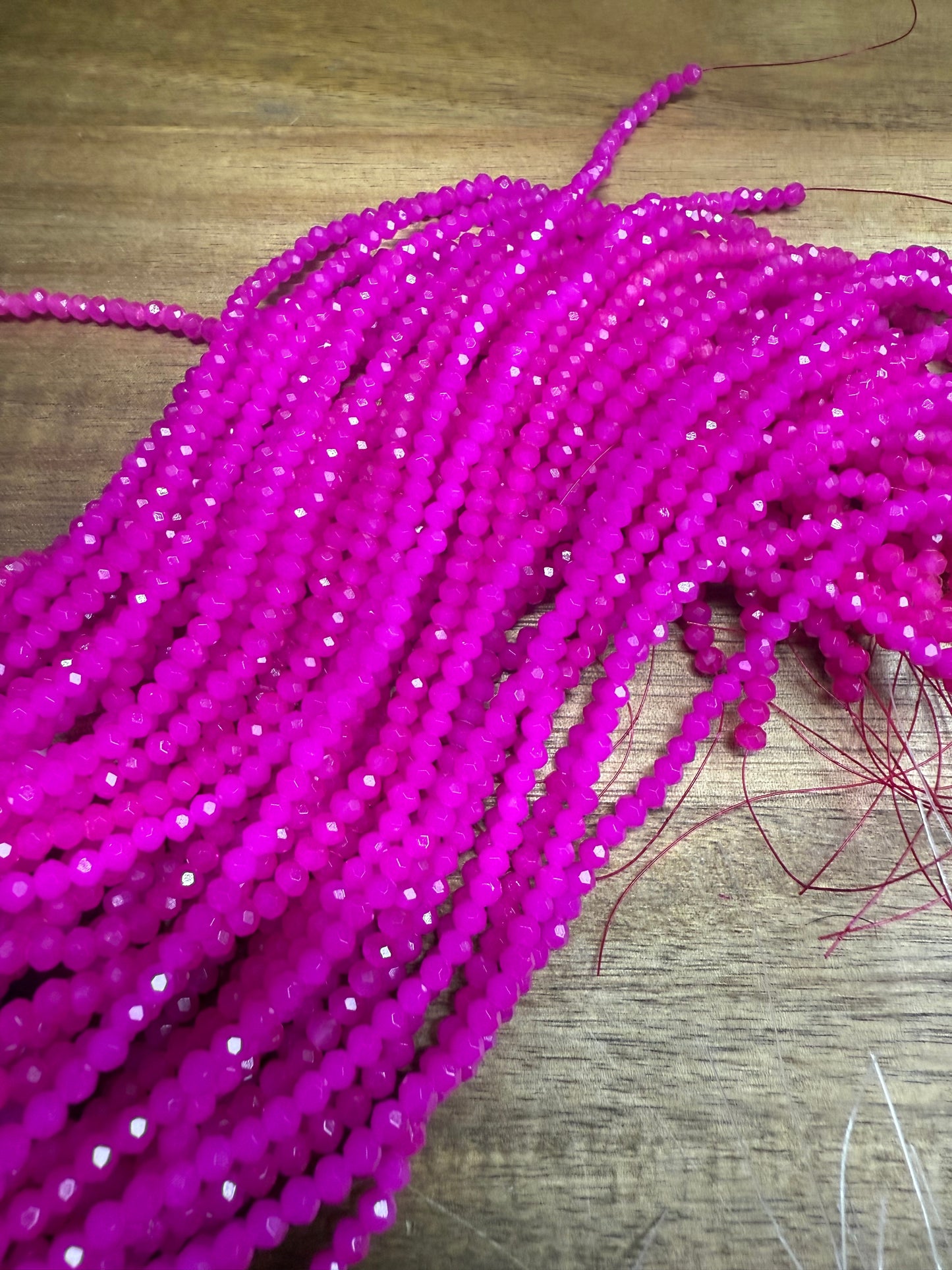 Crystal Rondelles in tube(4mm)