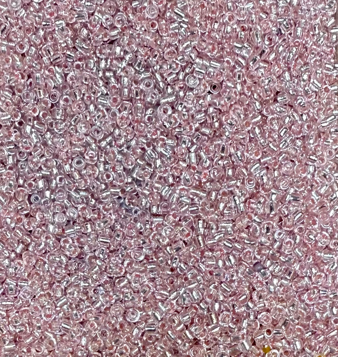 Frosted and Silver Lined Seed Beads