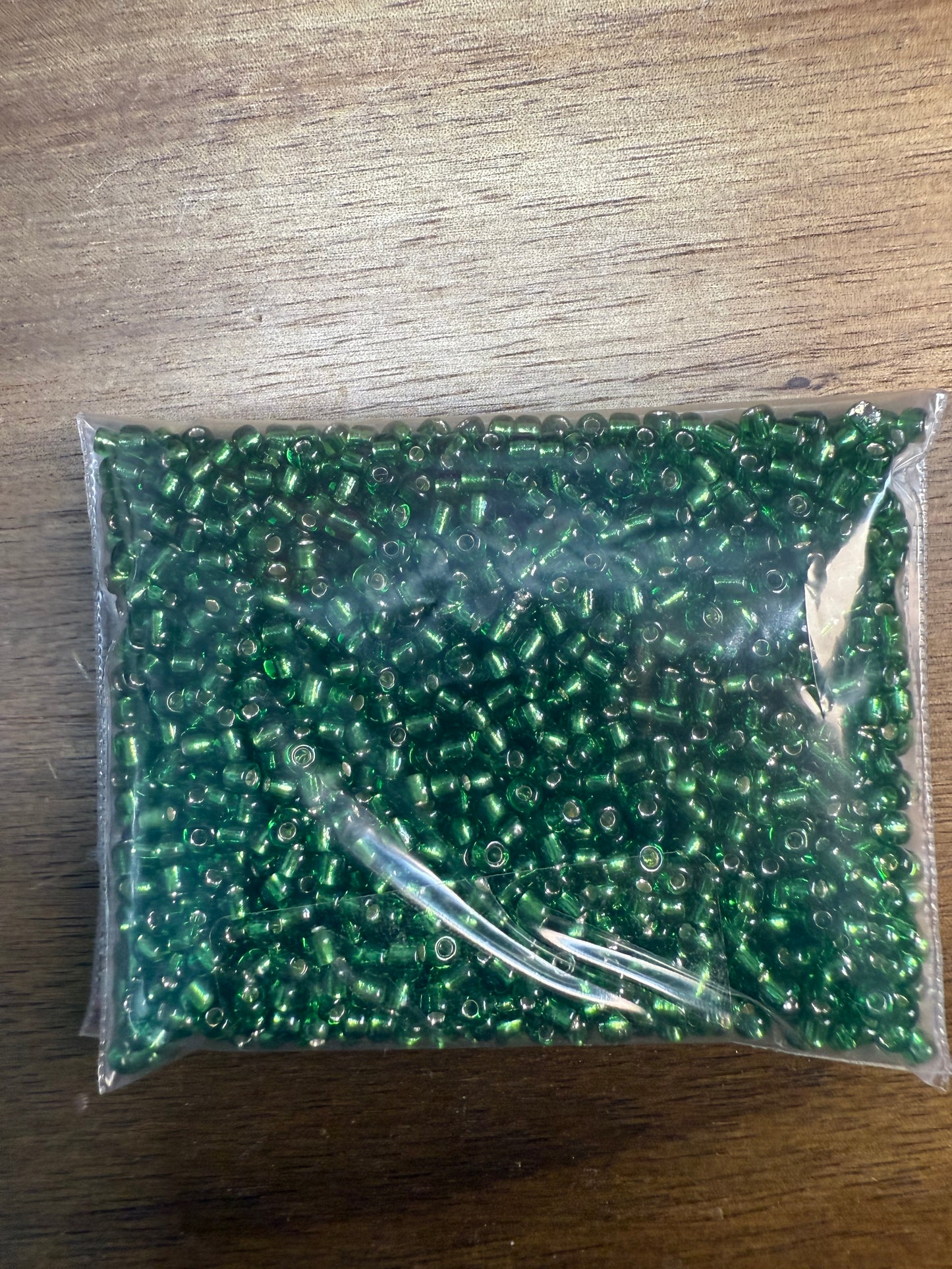 Frosted and Silver Lined Seed Beads