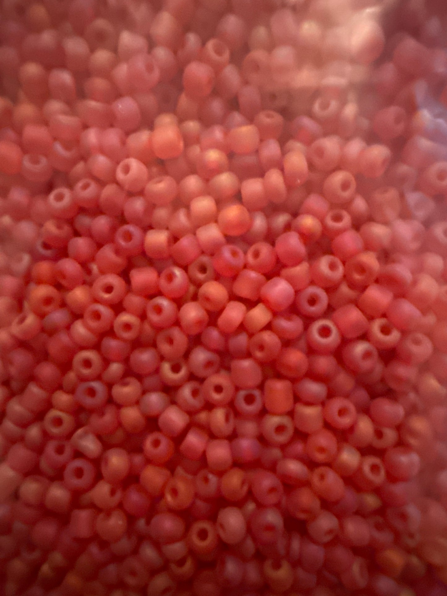 Frosted and Silver Lined Seed Beads