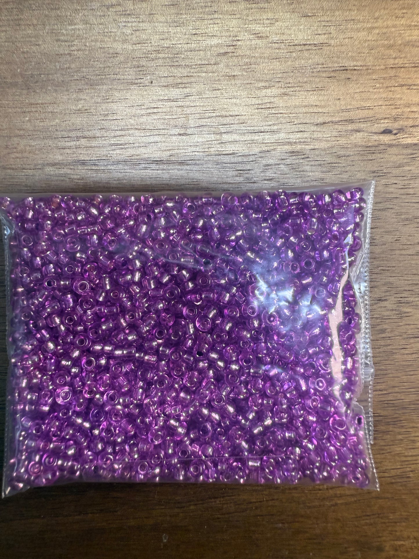 Frosted and Silver Lined Seed Beads