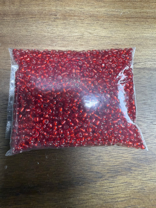 Frosted and Silver Lined Seed Beads