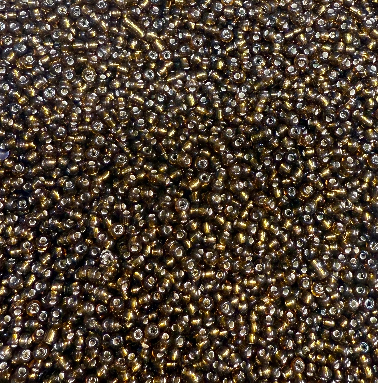 Frosted and Silver Lined Seed Beads
