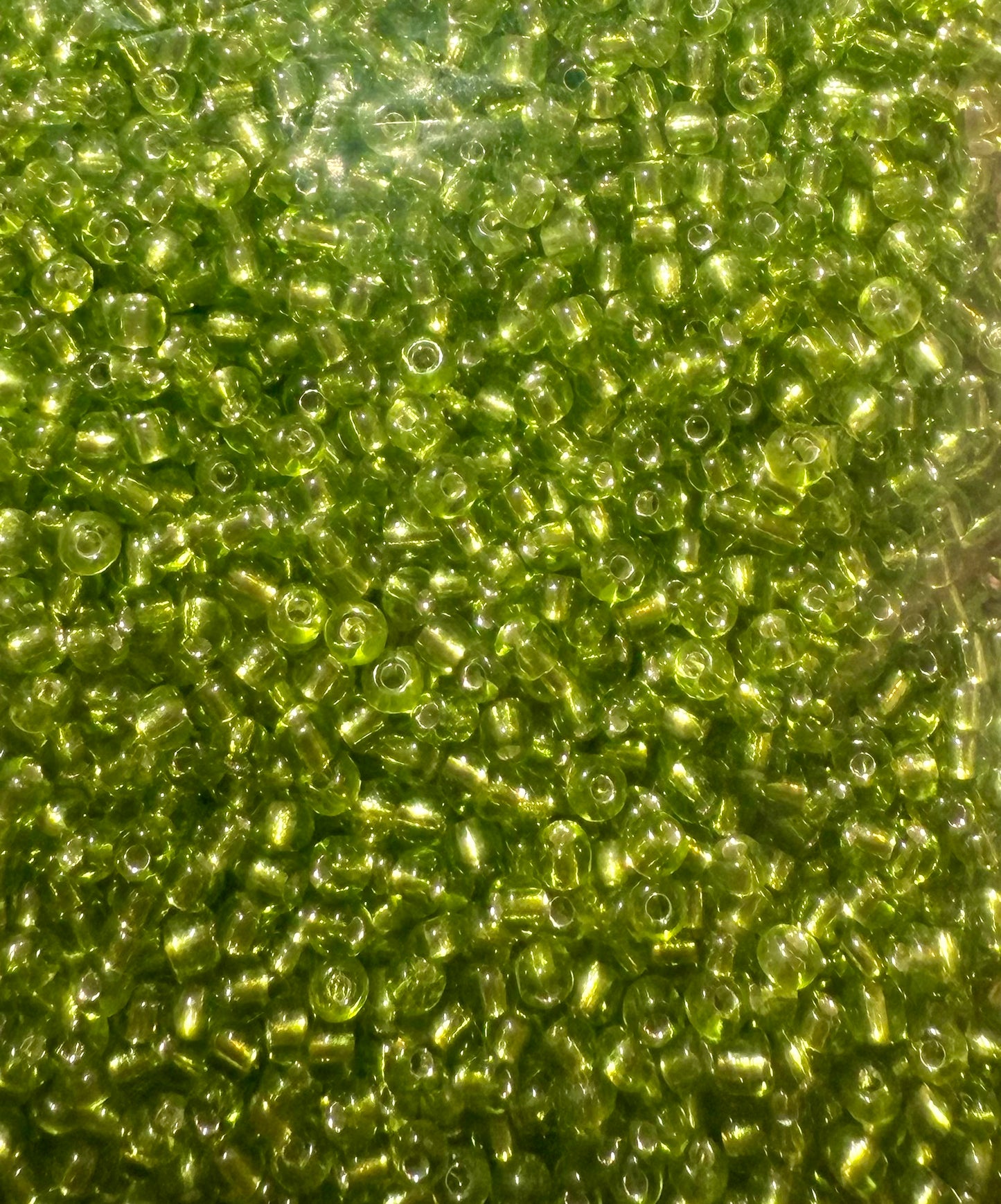 Frosted and Silver Lined Seed Beads