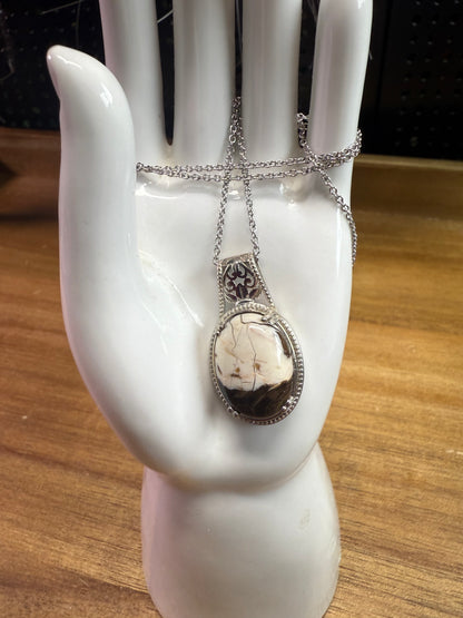 Peanut Wood Jasper Necklace (20inches)