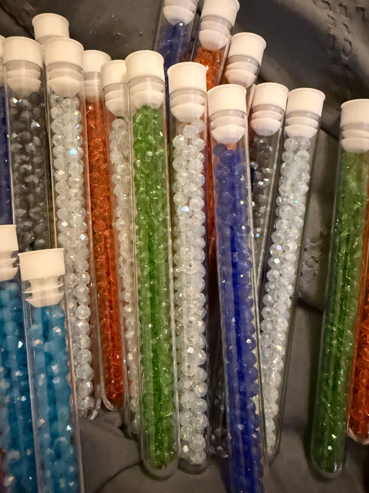 Rondelle Crystals (6mm)