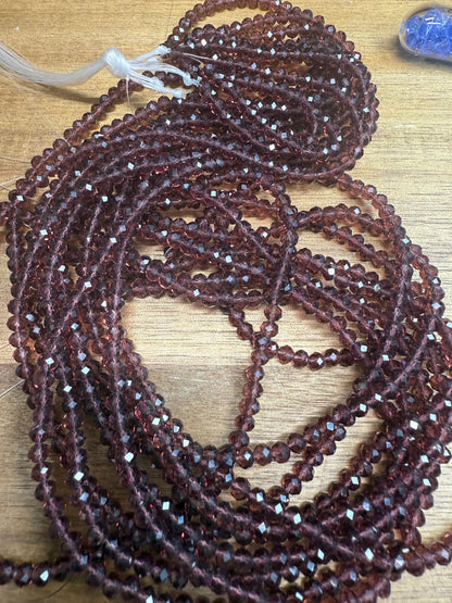 Crystal Rondelles in tube(4mm)