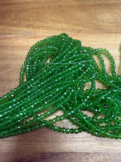 Crystal Rondelles in tube(4mm)