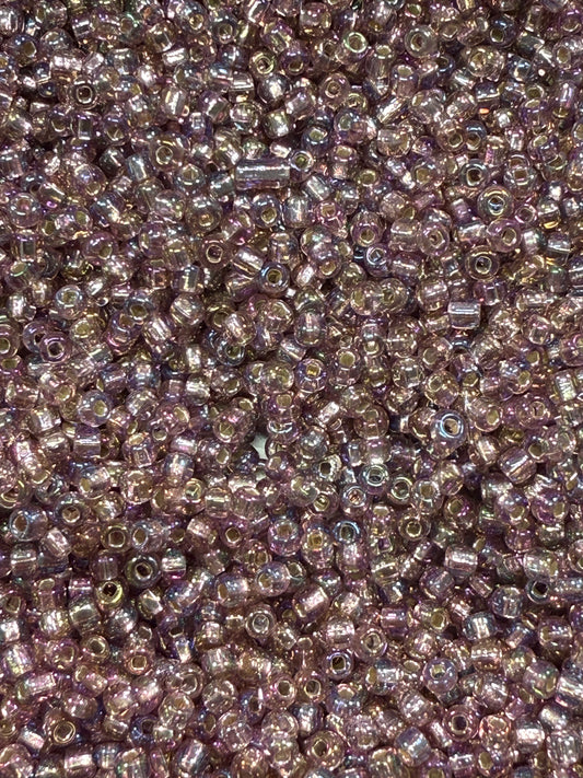 Pink/purple iridescent (8/0)
